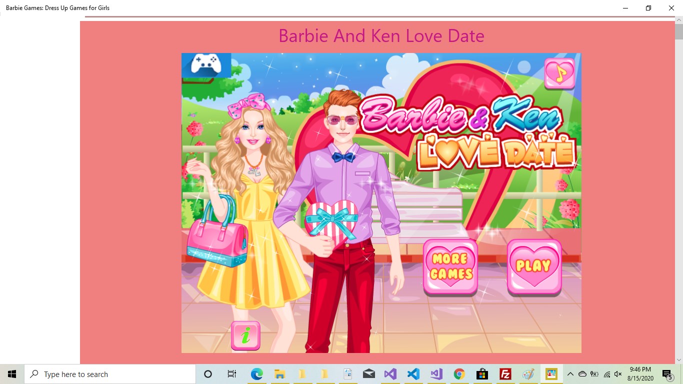 barbie games 2010
