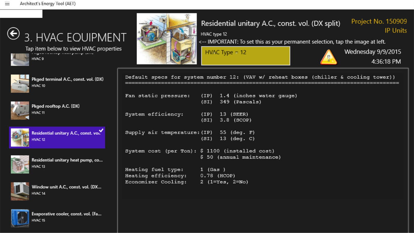 #4. Architect's Energy Tool (AET) (Windows) Podle: DEGapps