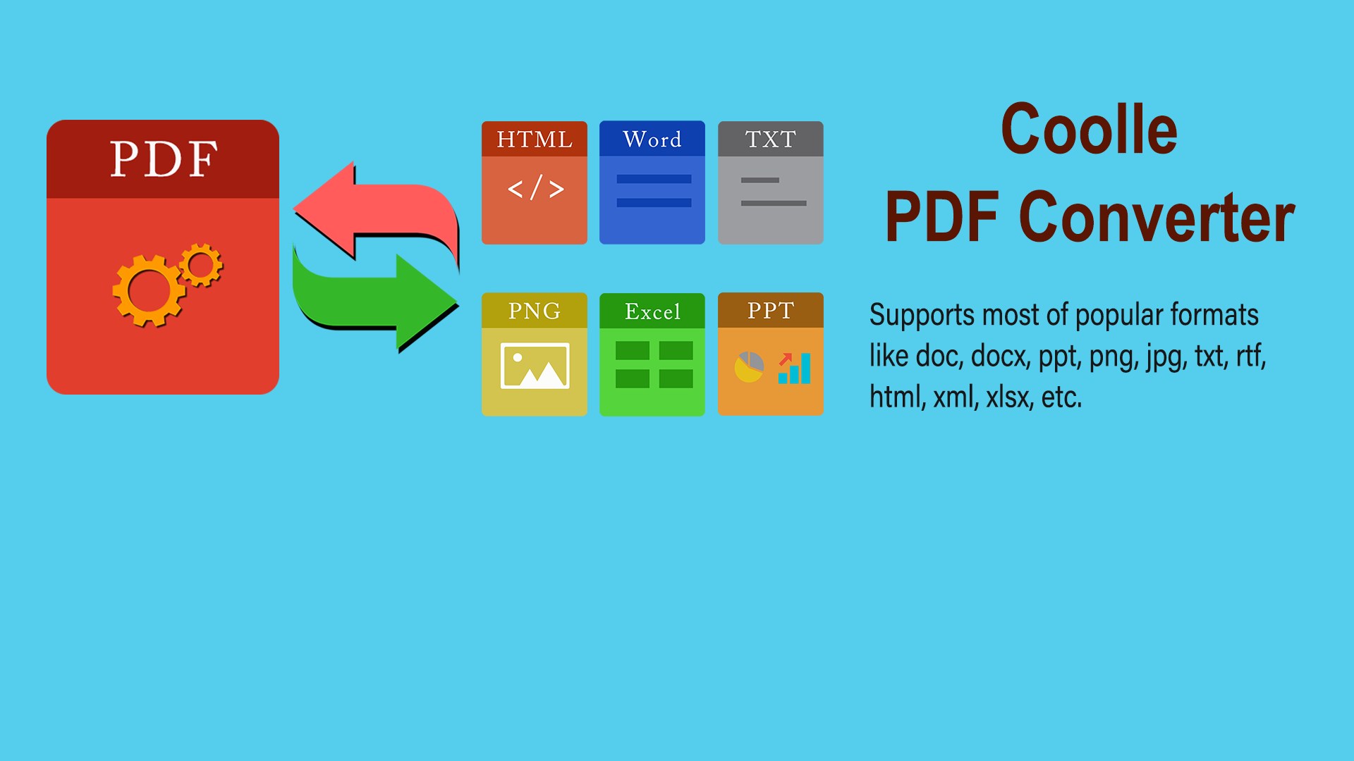 Buy Coolle Pdf Converter Batch Converter Pdf To Docx Doc Xlsx Txt Html Ppt Png Jpeg And Office To Pdf Microsoft Store
