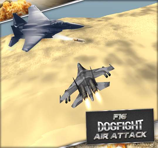 F18 F16 Dogfight Air Attack screenshot 5