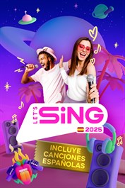 Let's Sing 2025 con éxitos de España - Gold Edition