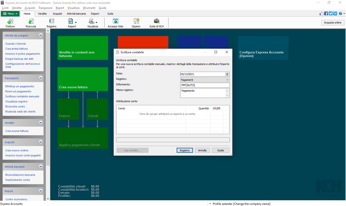 Express Accounts Software di Contabilità Più screenshot