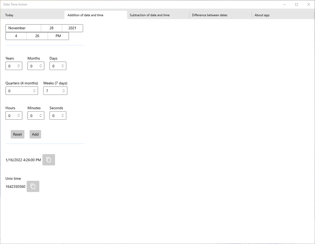 #6. Date Time Action (Windows) 由: Nikolai Belai