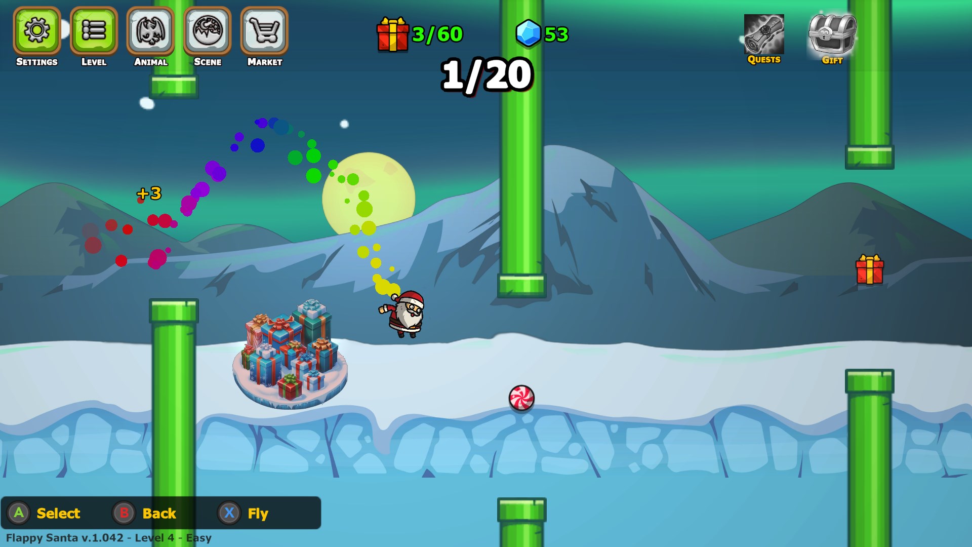 Santa Flappy Inn screenshot 3 of 4