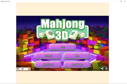 Mahjong 3D Future screenshot 1