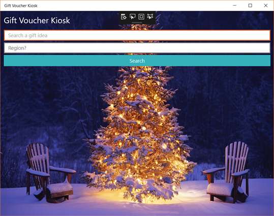 GiftVoucherKiosk screenshot 1