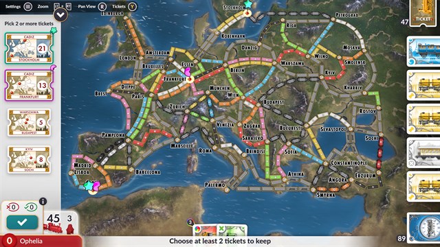 Ticket to Ride: USA 1910 & Europa 1912 Ticket Packs screenshot 2