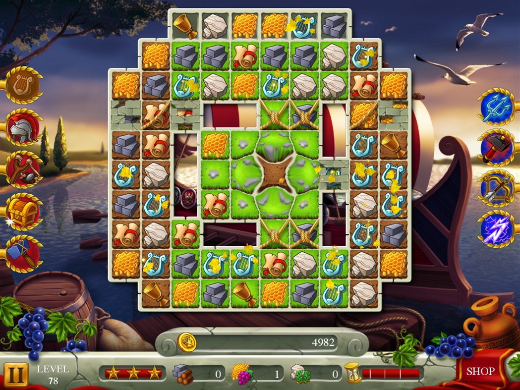 #6. LEGEND OF ROME - THE WRATH OF MARS - MATCH 3 (Windows) โดย: magnussoft Deutschland GmbH