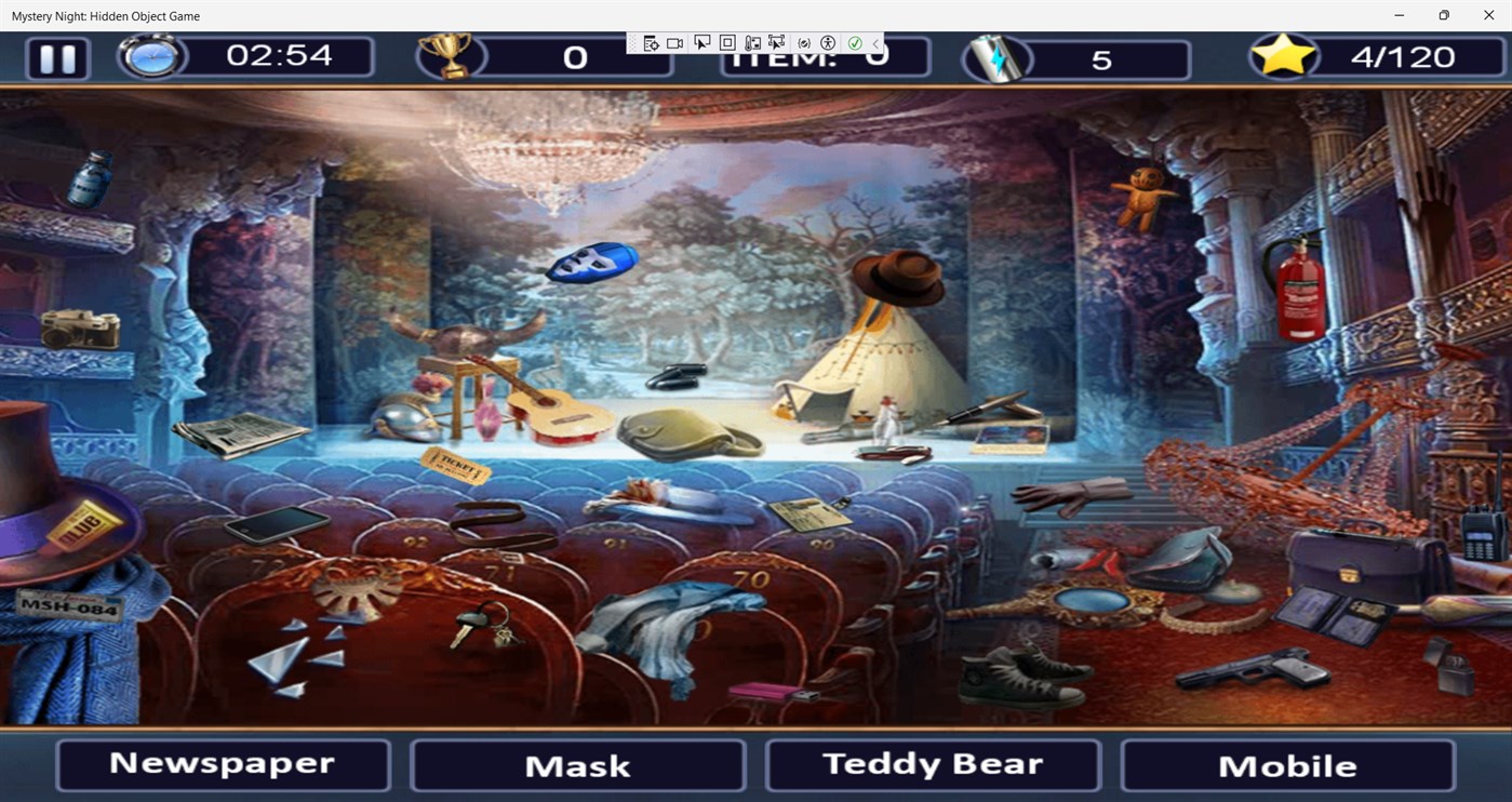 #5. Haunted Place Hidden Object (Windows) 作者: Kishan Ghaghada
