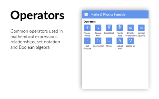 MatPaste: Math & Physics Symbols for Edge