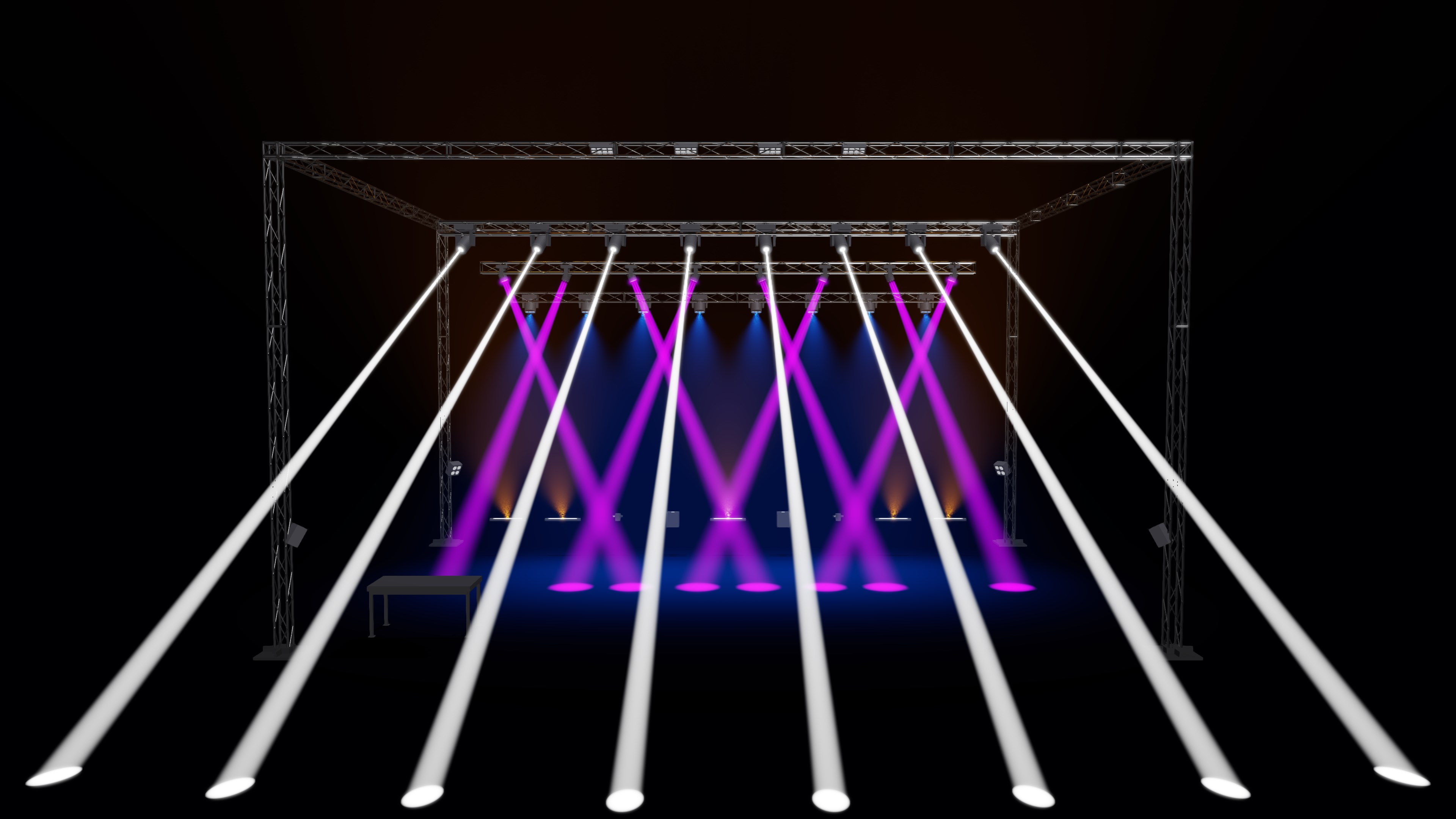 3D Stage Visualizer: Live DMX & MVR screenshot