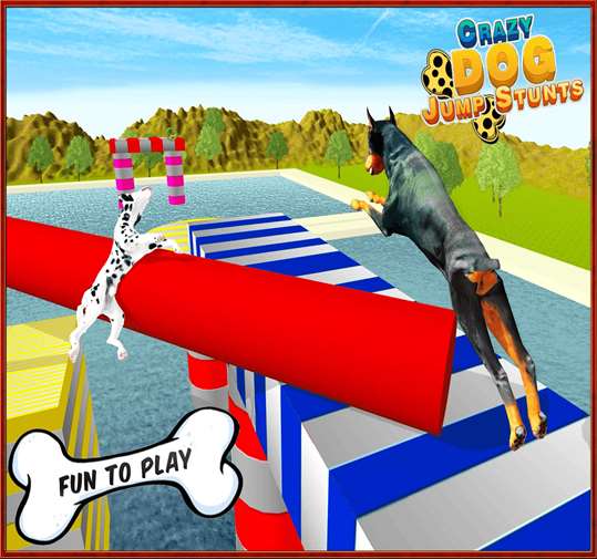 Crazy Dog Jump Stunts screenshot 3