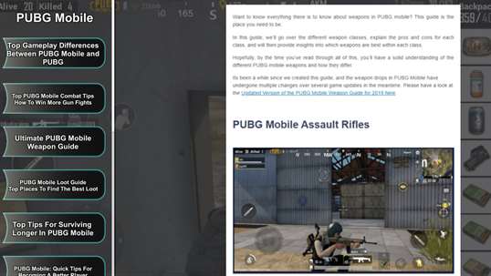 PUBG Mobile Guide screenshot 3