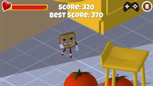 Shooter Bread 1 - Games for kids screenshot 5