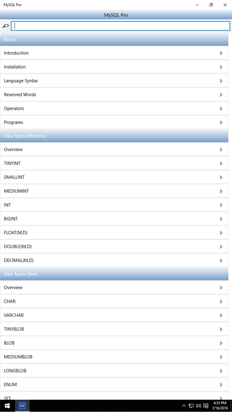 MySQL Pro Screenshots 1