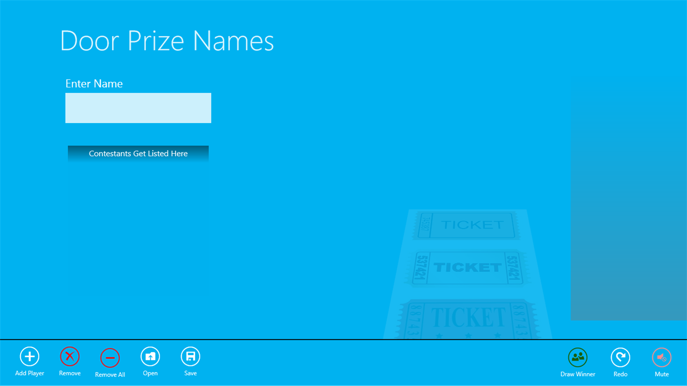 #1. Door Prize Names (Windows) Podle: MarkKloch