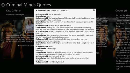 Criminal Minds Quotes screenshot 3