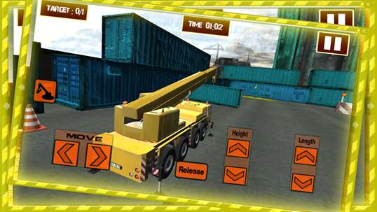 Heavy Excavator Real Crane 3D screenshot 4