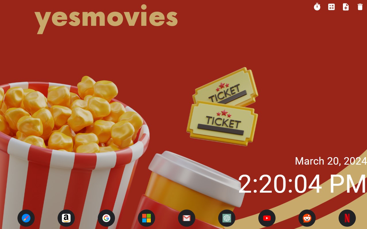 Yesmovies Media - Watch Movies Full HD New Tab