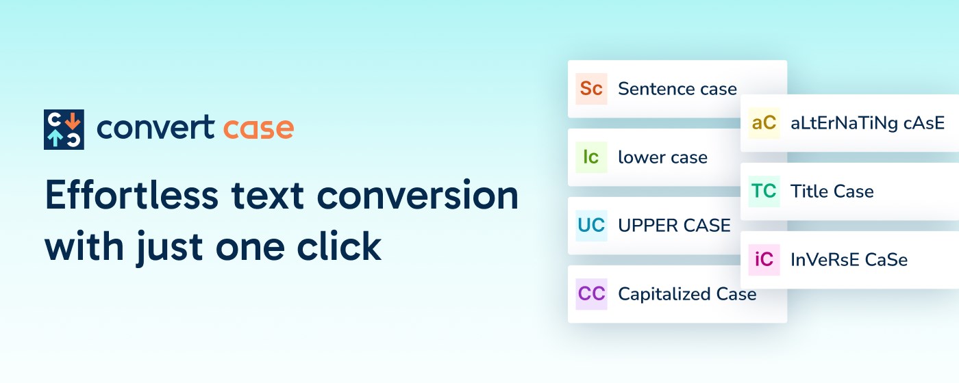 Convert Case — In-Place Text Case Converter