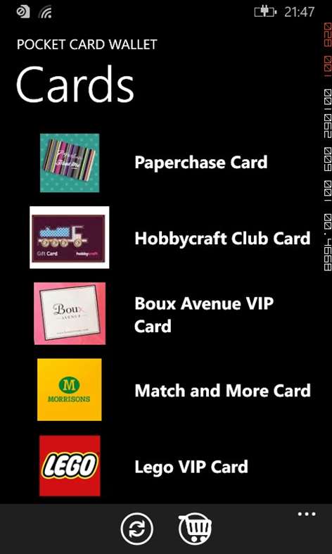 Pocket Card Wallet Screenshots 1