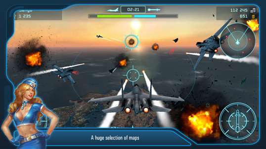 Battle of Warplanes: Airplane Games War Simulator screenshot 2