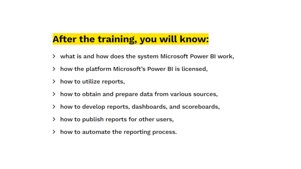Snapshot 2 of User your data with Microsoft Power BI - Training