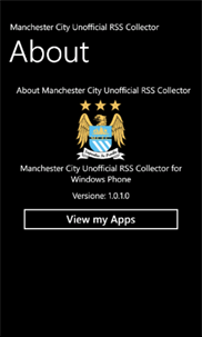 Manchester City Unofficial RSS Collector screenshot 3