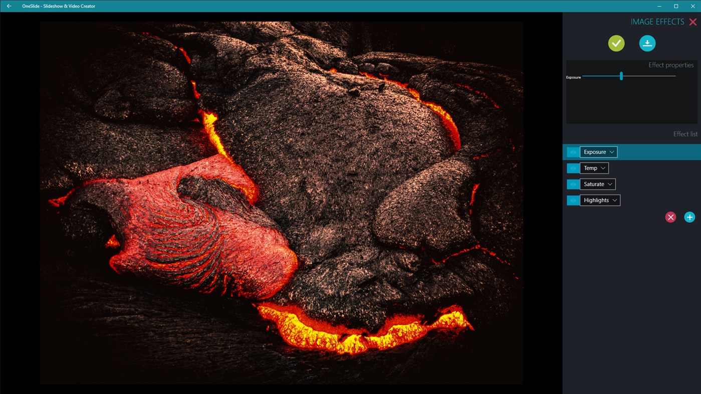 #5. OneSlide - Slideshow & Video Creator (Windows) De: seriousGeorge