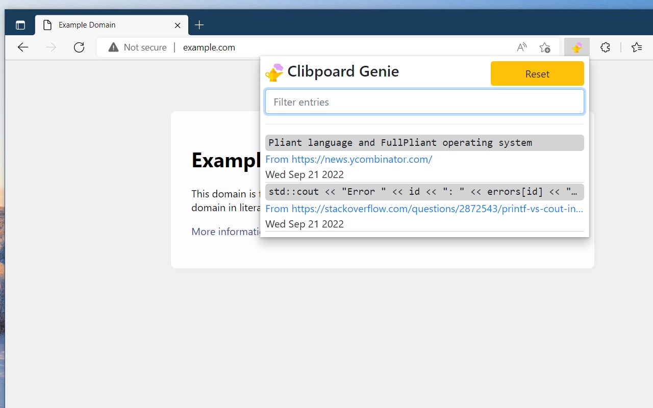 Clipboard Genie for Developers