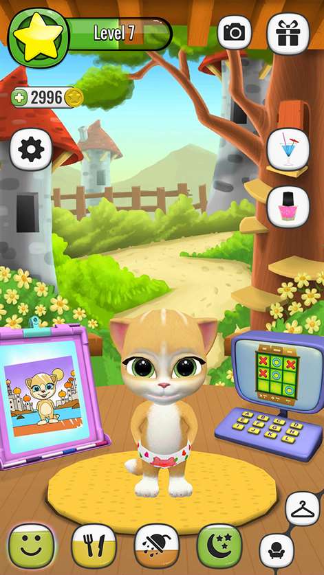 Mluvící Kočka - Hry pro Děti Snímky obrazovky 1