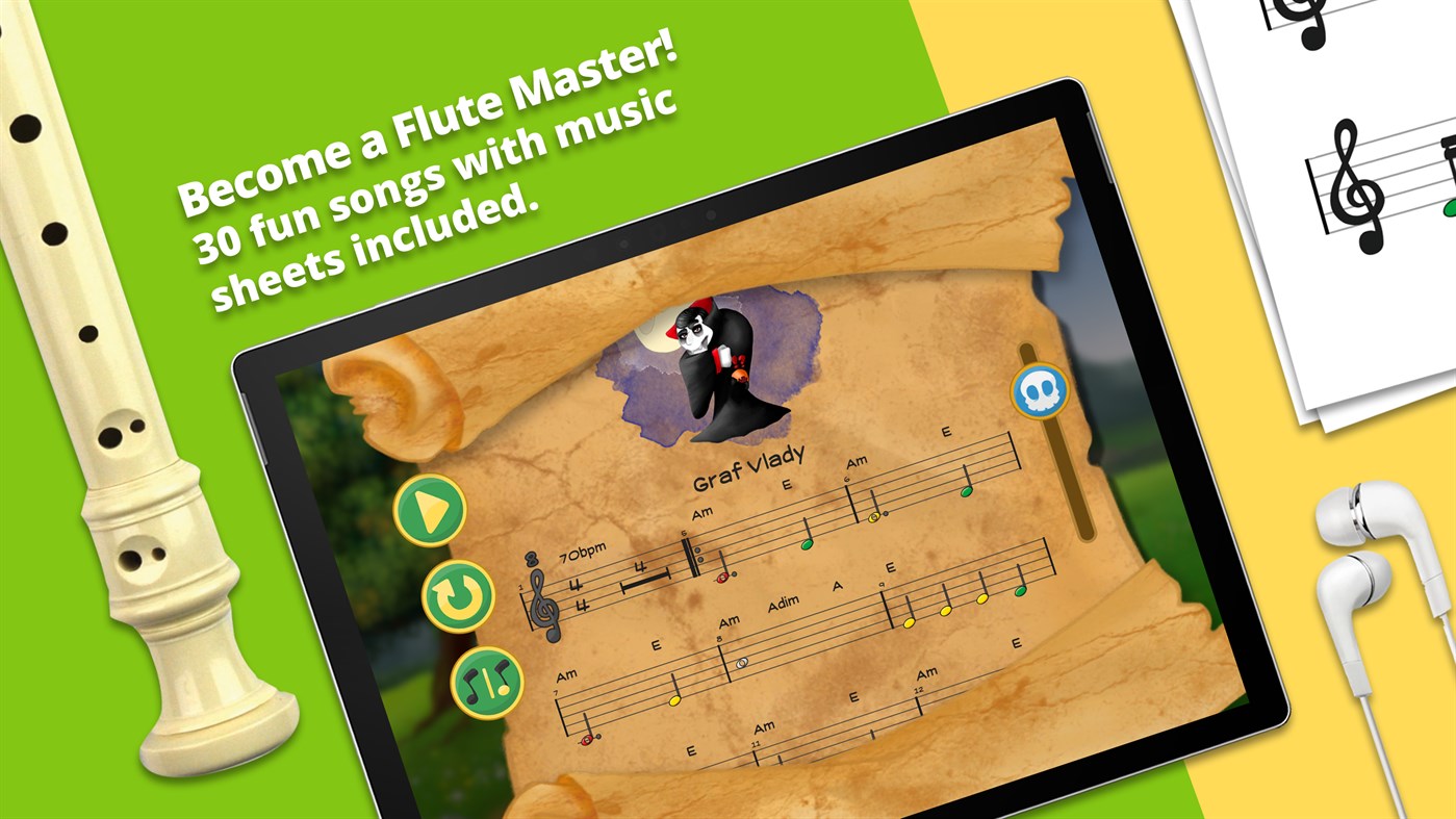 #4. Flute Master: Learn Soprano Recorder (Windows) Podle: INSIGNIO LABS LDA