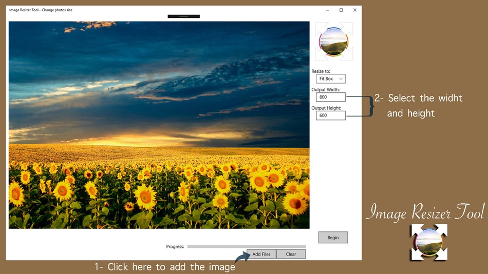 Image Resizer Tool - Change photos size (Windows) Podle: BraveCloud