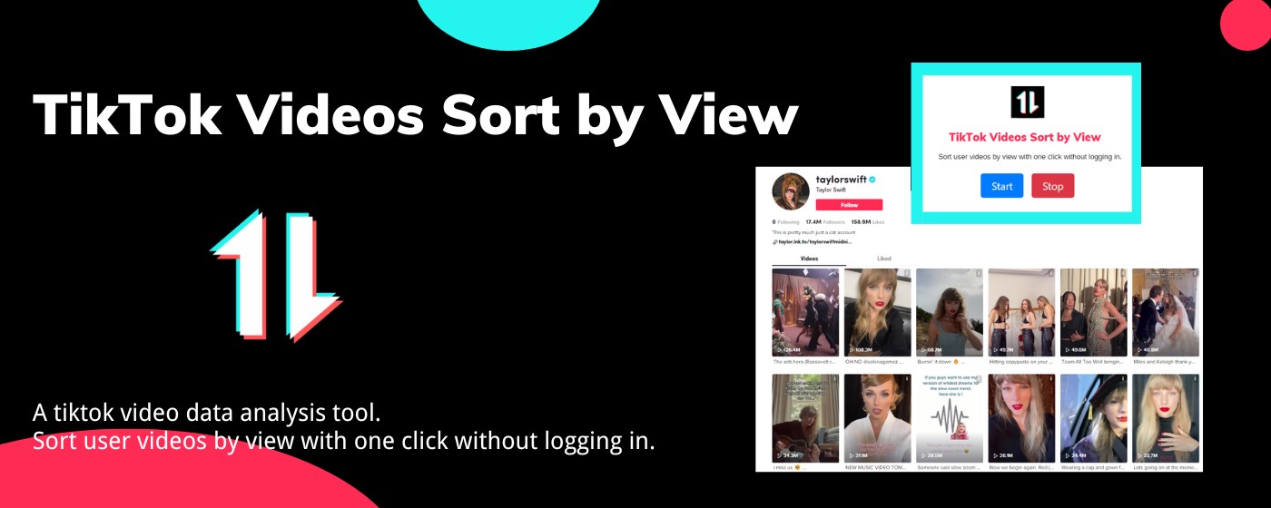 TikTok Videos Sort by View marquee promo image