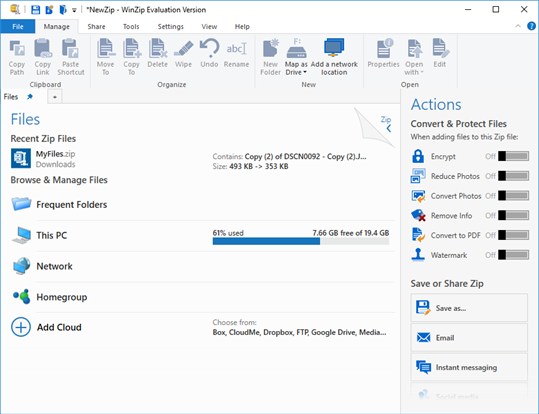 WinZip Microsoft Store Edition screenshot 3