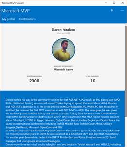 Microsoft MVP Award Program screenshot 2