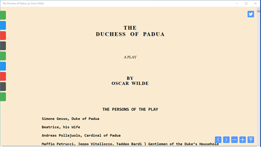 The Duchess of Padua, by Oscar Wilde screenshot 3