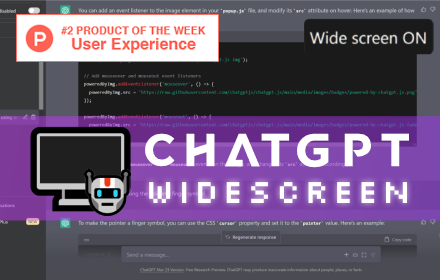 ChatGPT Widescreen Mode small promo image