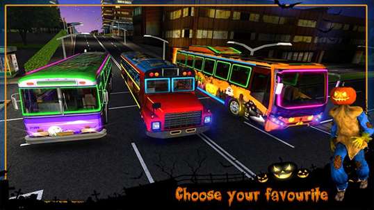 Halloween Party Bus Driver 3D screenshot 4