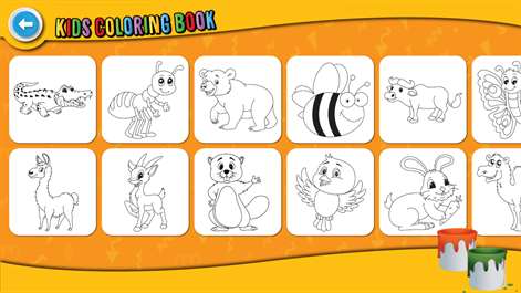Cute animals coloring book Screenshots 2