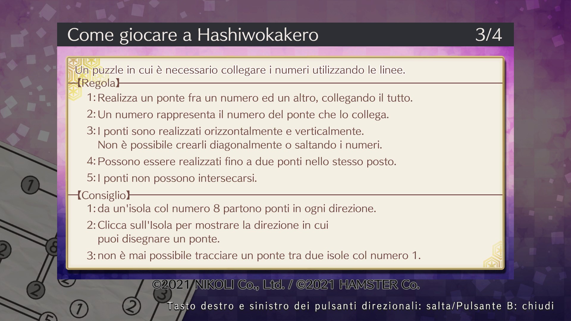 Puzzle by Nikoli W Hashiwokakero | Xbox | Chiave | Privato