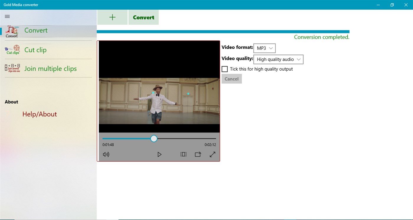 #4. Gold Media converter (Windows) Podle: Saulawa
