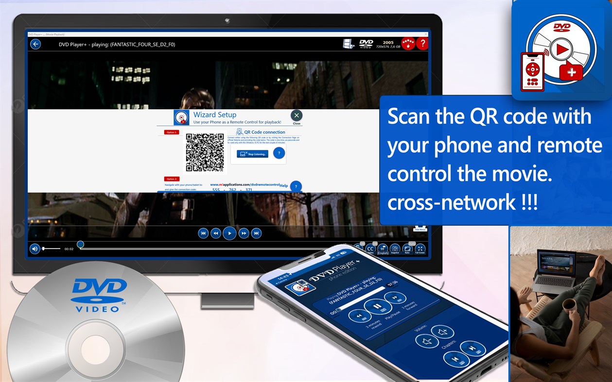 #3. DVD Player+ (DVD and Blu-Ray player) (Windows) Által: Mobility in Life applications