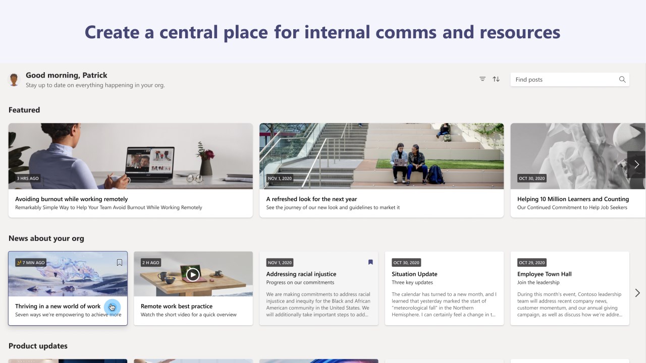 Snapshot 1 of Power Platform Bulletins Power App