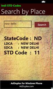Indi STD Codes screenshot 3