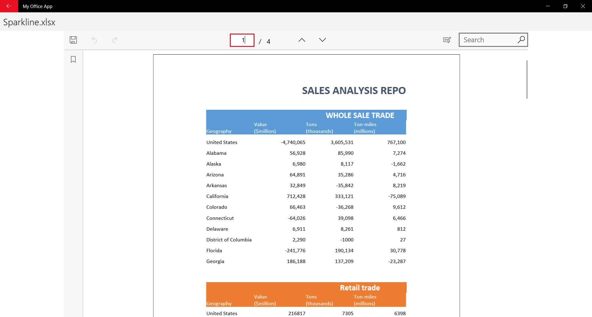 My Office App screenshot