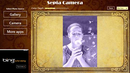 Sepia Camera screenshot 1