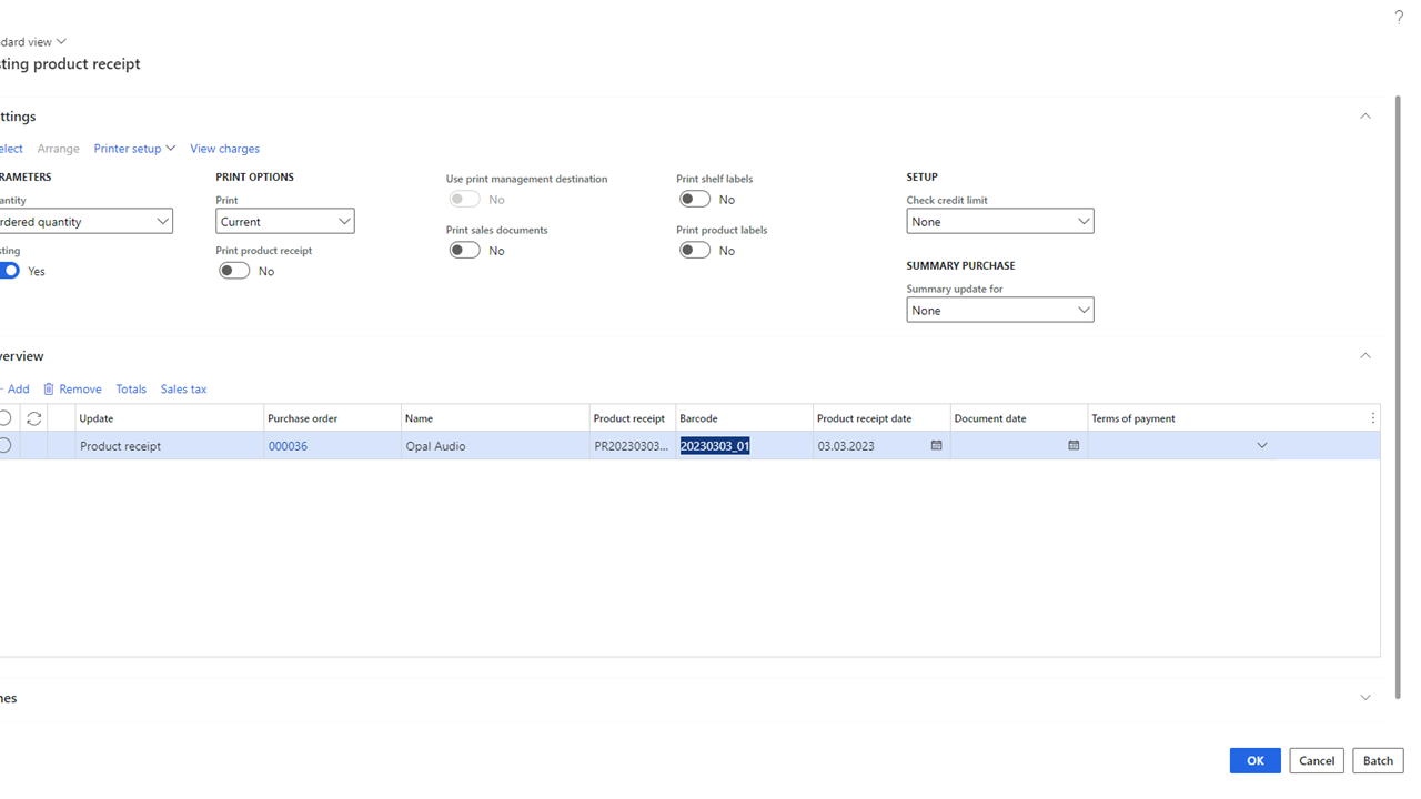 Snapshot 5 of edoc archivelink for Dynamics 365 FO