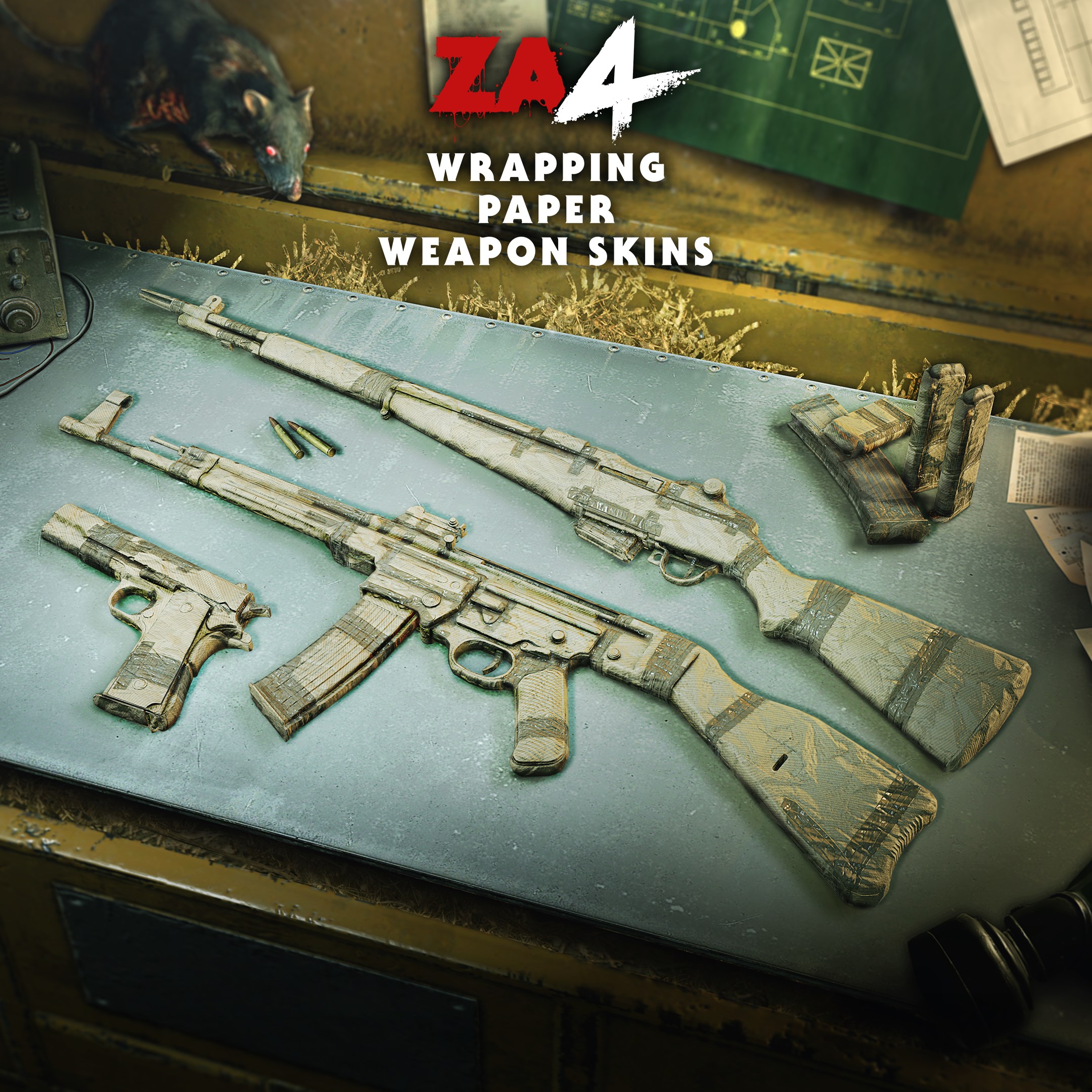 Zombie Army 4: Wrapping Paper Weapon Skins