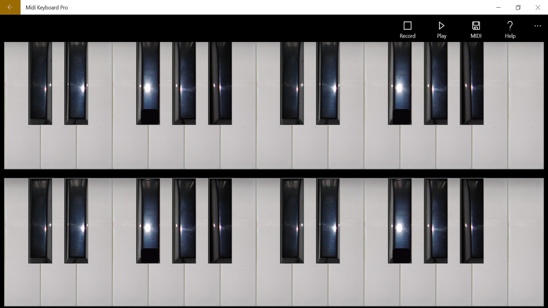 MIDI Keyboard Pro Screenshot